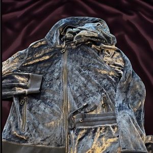 BCBG brand new Velvet hoodie and pant set